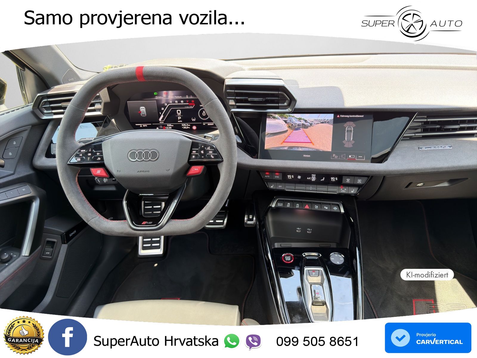 Audi RS3 Sedan 2.5 TFSI (400 KS) quattro S tronic LED+GR SJED+ACC