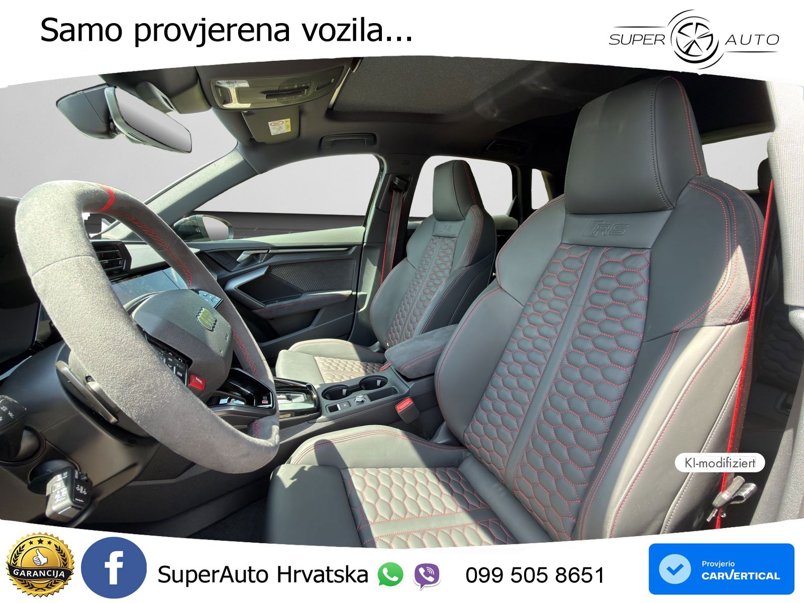 Audi RS3 Sedan 2.5 TFSI (400 KS) quattro S tronic LED+GR SJED+ACC