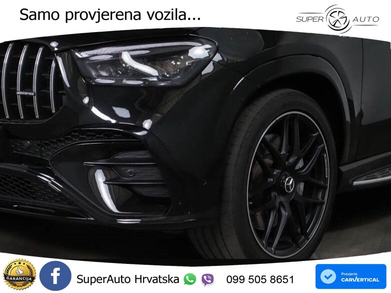 Mercedes AMG GLE 53 (435 KS) EQ Boost 4MATIC+ AMG SPEEDSHIFT TCT 9G LED+GR SJED+ACC