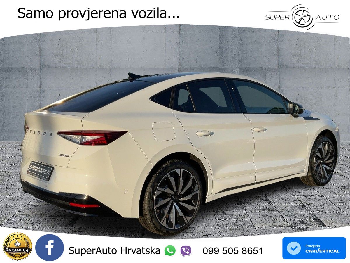 Škoda Enyaq Coupe 85x 82 kWh (286 KS) AWD SportLine LED+GR SJED+ACC