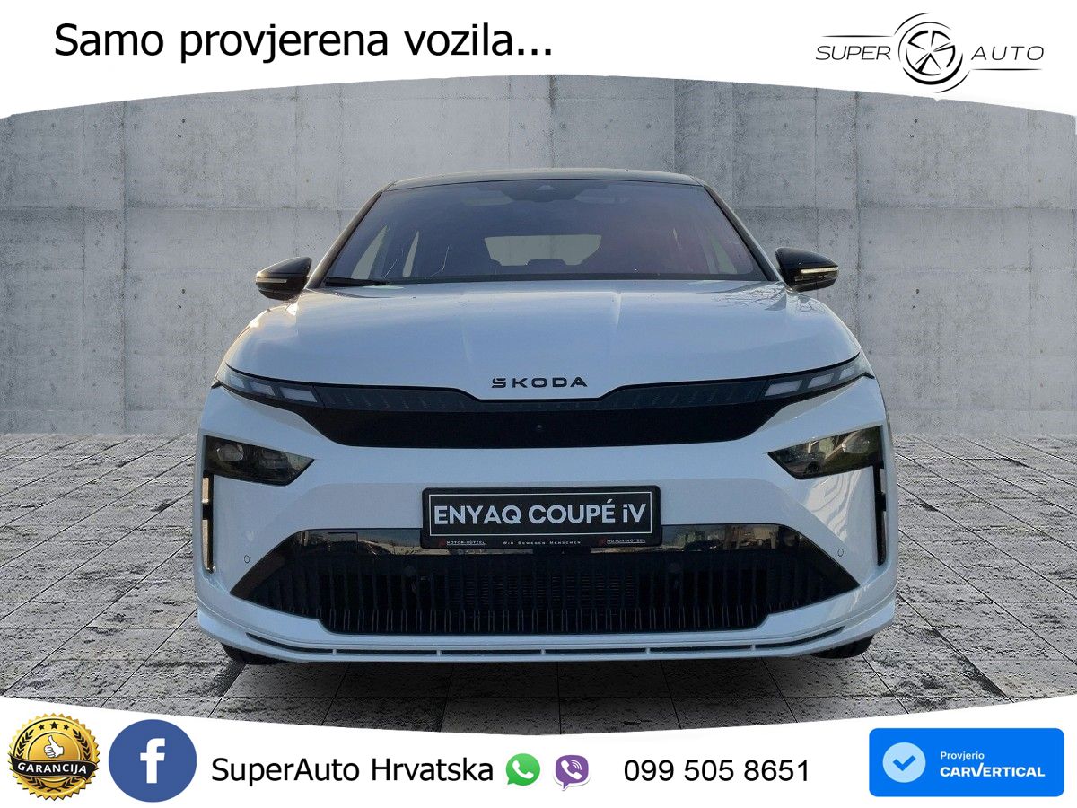 Škoda Enyaq Coupe 85x 82 kWh (286 KS) AWD SportLine LED+GR SJED+ACC