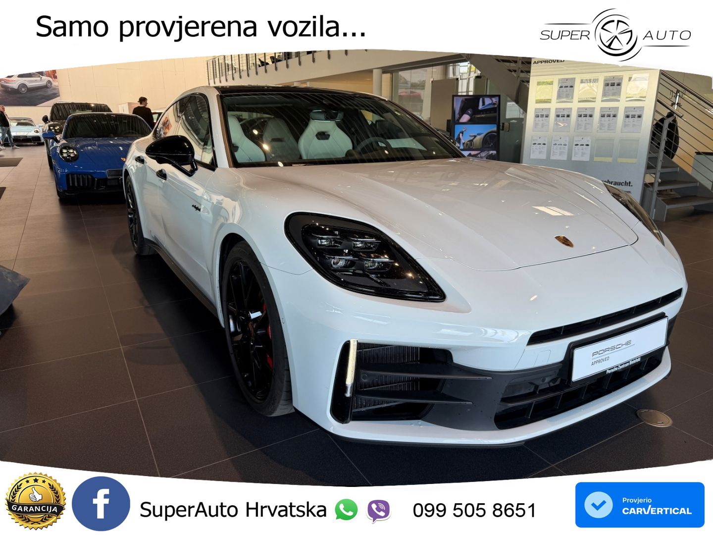 Porsche Panamera 4S 2.9 V6 (544 KS) E-Hybrid PDK ACC+HEAD+4xGR SJED+360+PANO