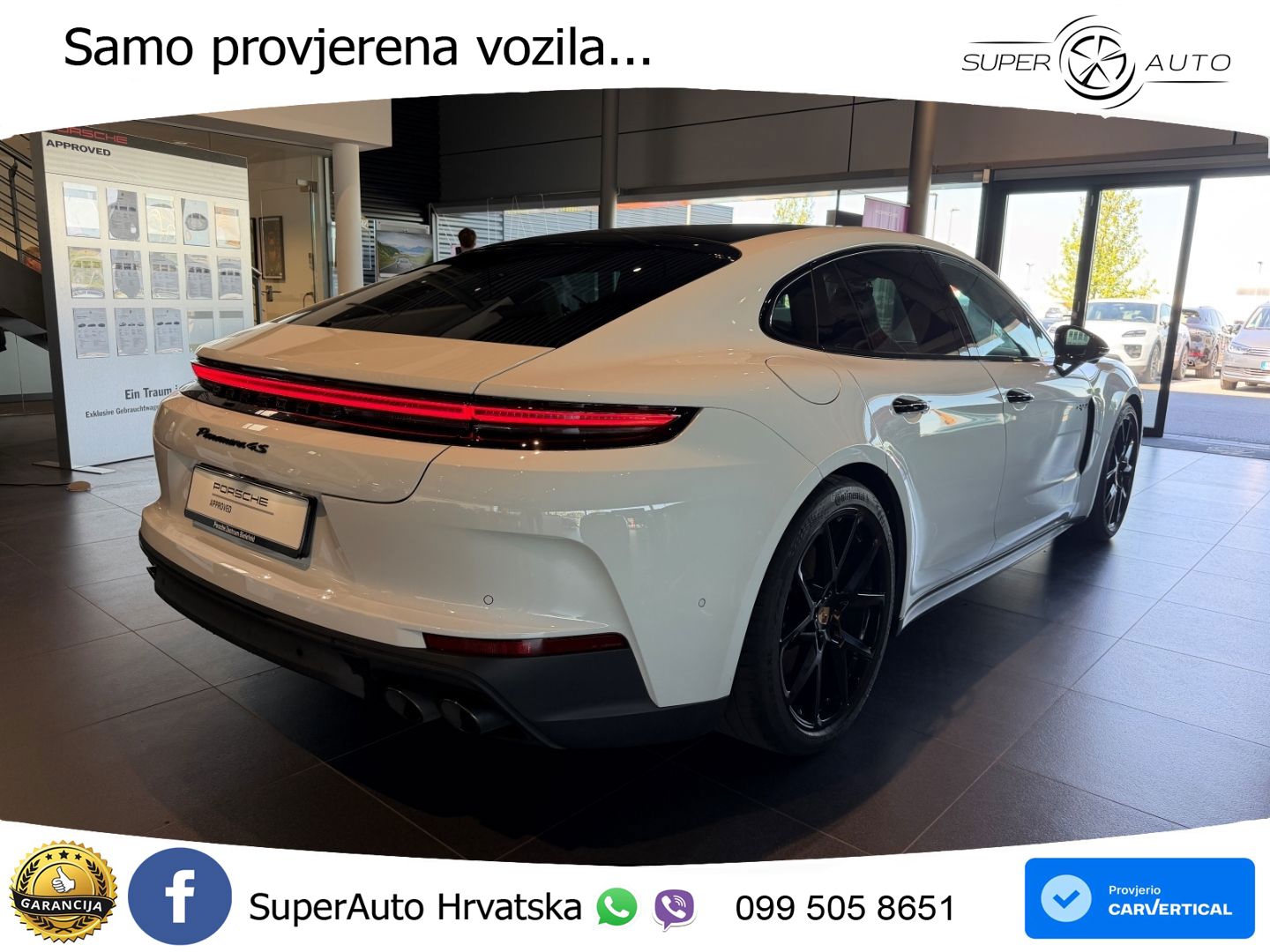 Porsche Panamera 4S 2.9 V6 (544 KS) E-Hybrid PDK ACC+HEAD+4xGR SJED+360+PANO