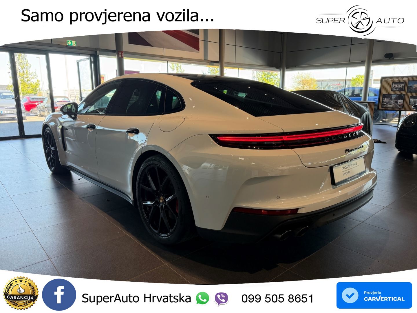 Porsche Panamera 4S 2.9 V6 (544 KS) E-Hybrid PDK ACC+HEAD+4xGR SJED+360+PANO
