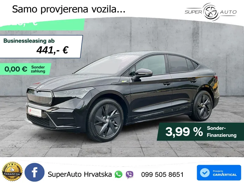 Škoda Enyaq Coupe RS 84 kWh (340 KS) AWD LED+GR SJED+ACC