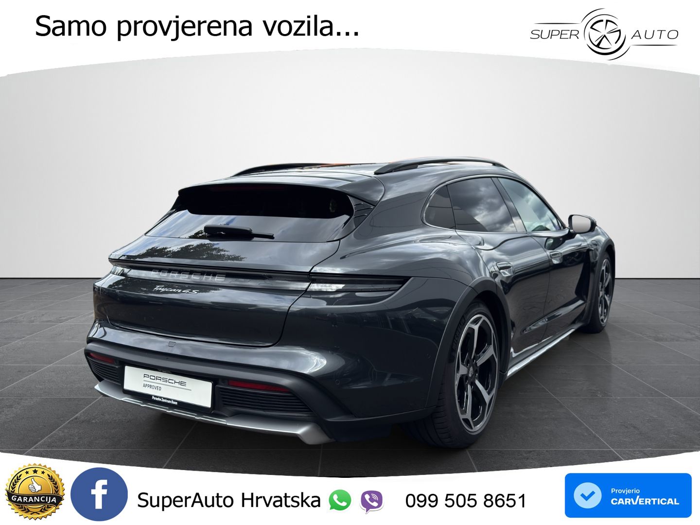 Porsche Taycan Cross Turismo 4S 105 kWh (598 KS)