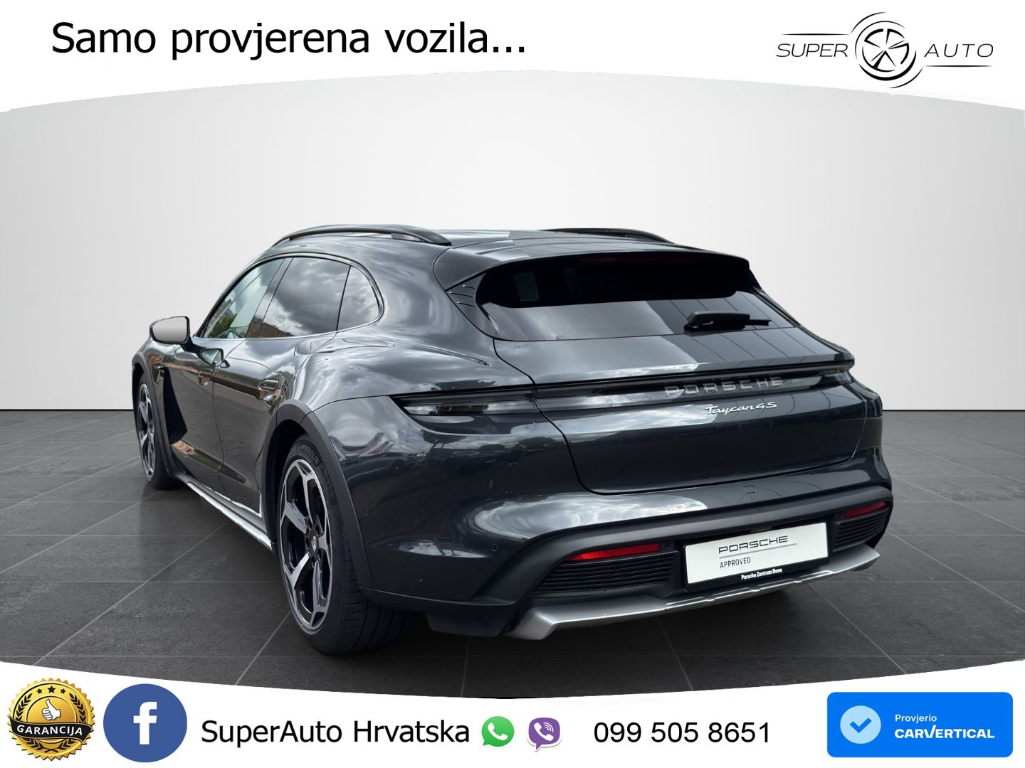 Porsche Taycan Cross Turismo 4S 105 kWh (598 KS)