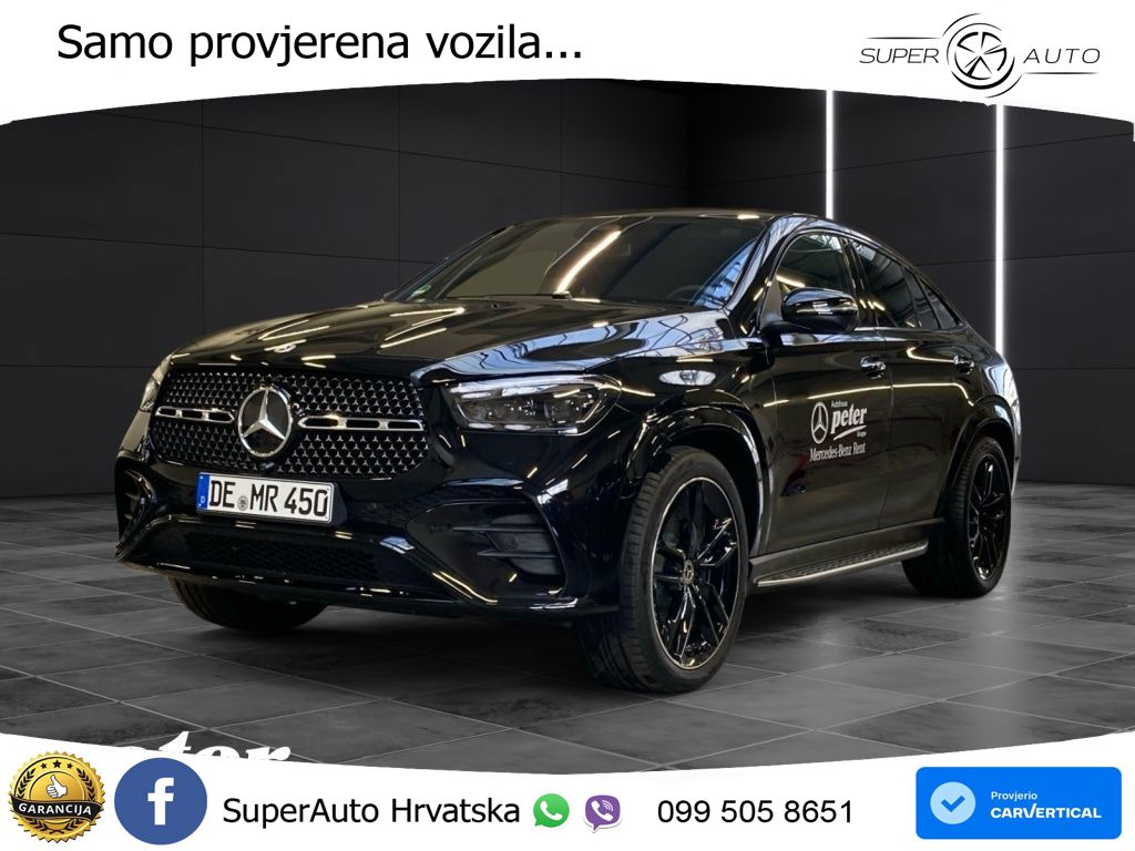 Mercedes GLE Coupe 450d (367 KS) EQ Boost 4MATIC 9G-TRONIC AMG LED+GR SJED+ACC