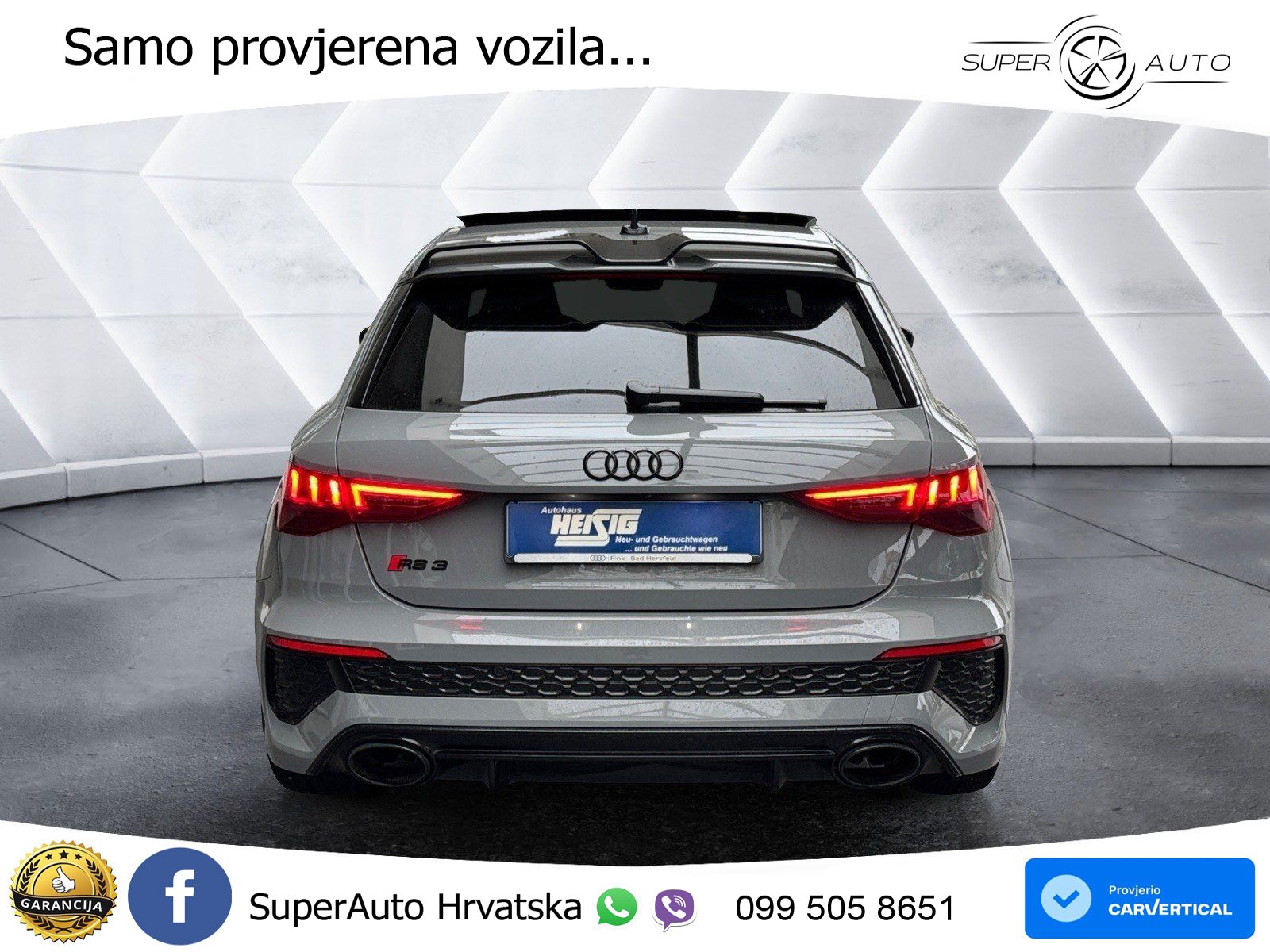 Audi RS3 Sportback 2.5 TFSI (400 KS) quattro S tronic LED+GR SJED+ACC
