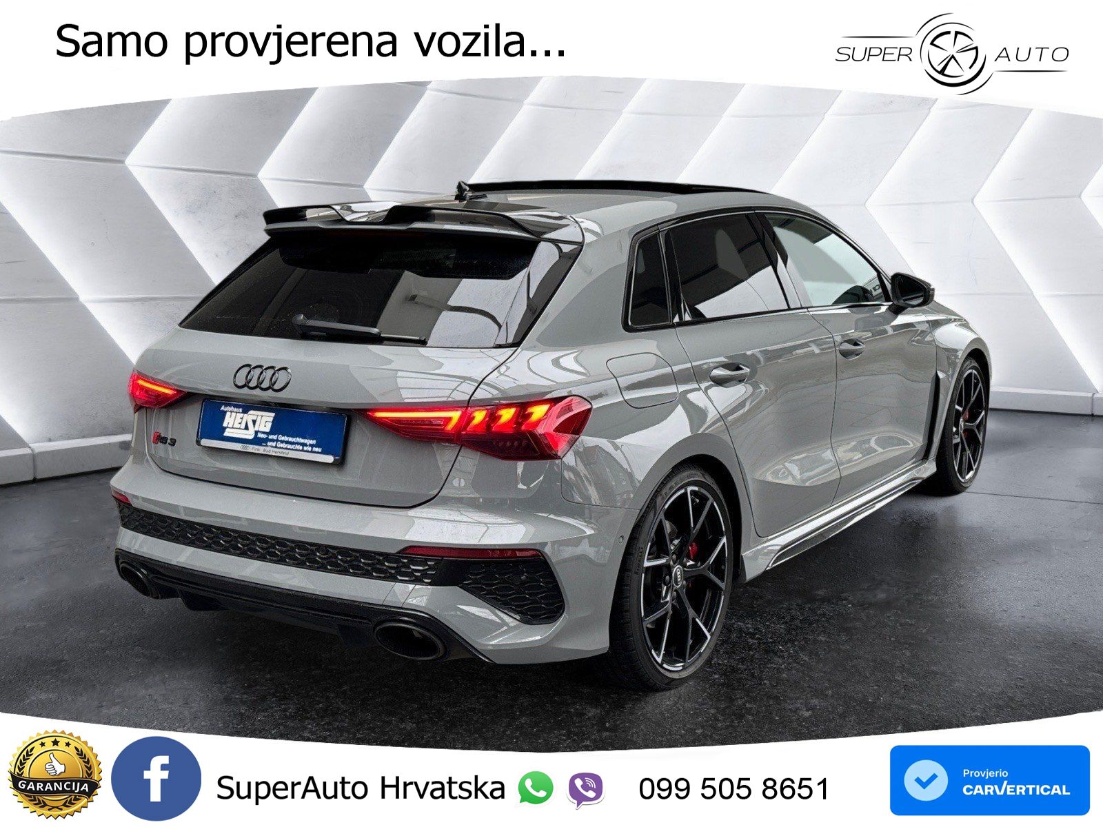 Audi RS3 Sportback 2.5 TFSI (400 KS) quattro S tronic LED+GR SJED+ACC