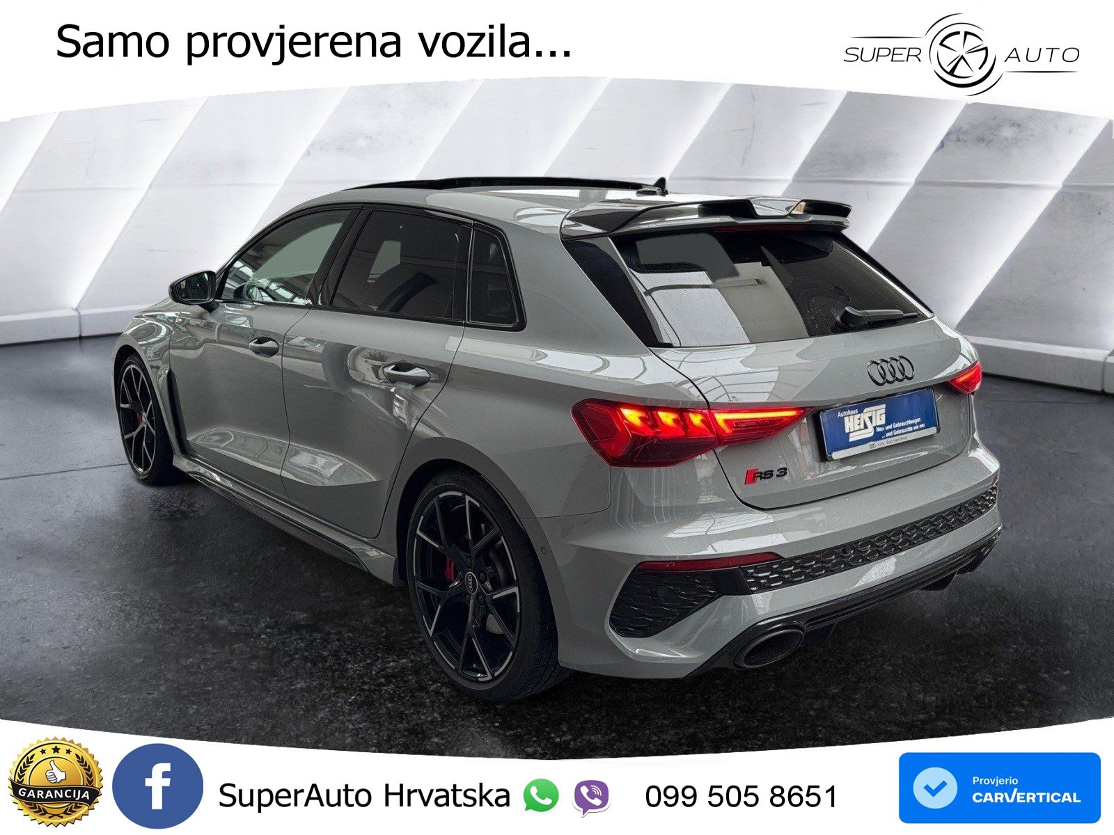Audi RS3 Sportback 2.5 TFSI (400 KS) quattro S tronic LED+GR SJED+ACC