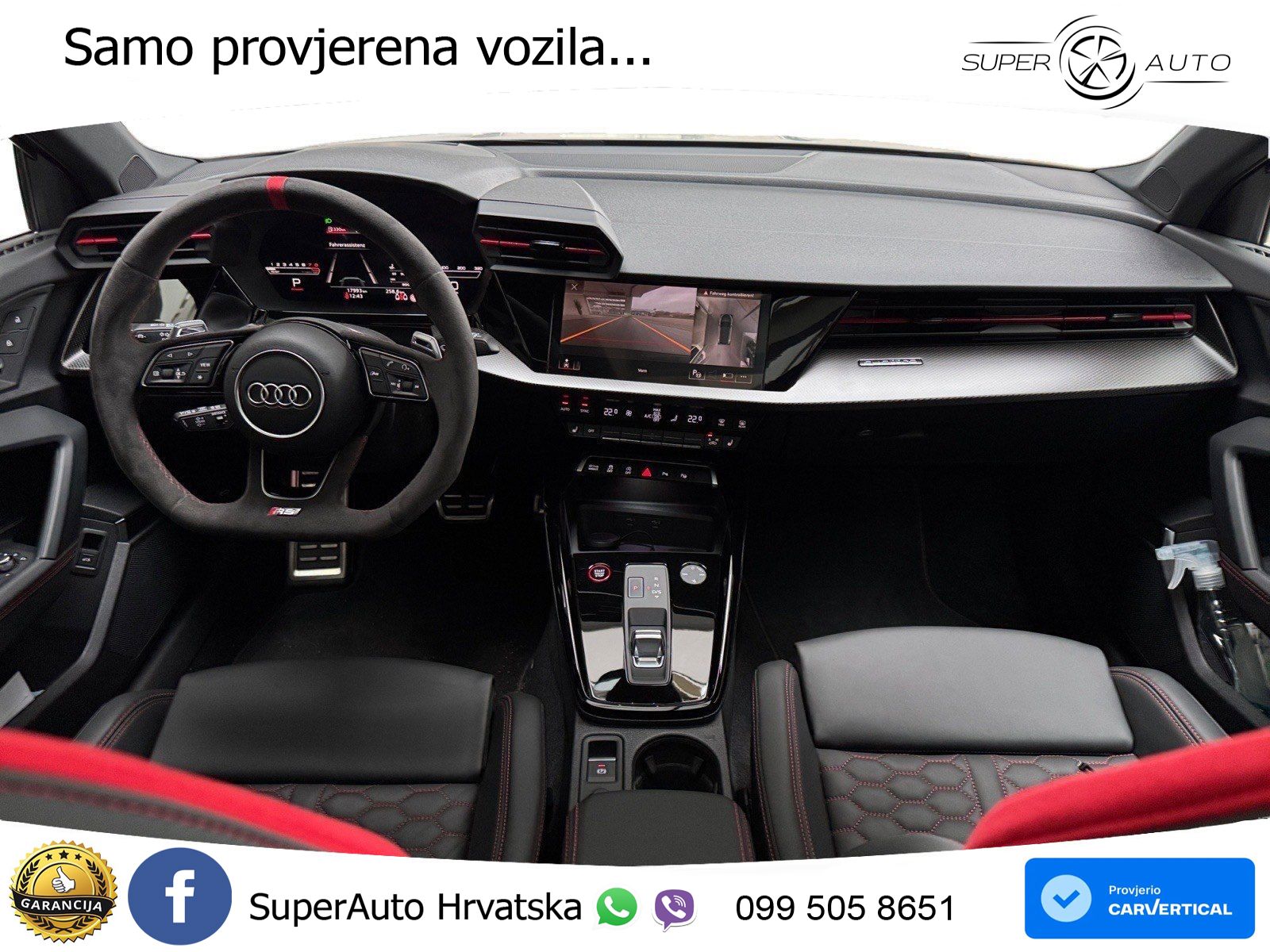 Audi RS3 Sportback 2.5 TFSI (400 KS) quattro S tronic LED+GR SJED+ACC