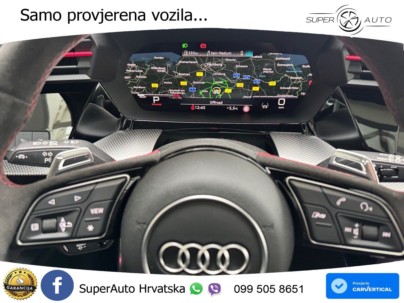 Audi RS3 Sportback 2.5 TFSI (400 KS) quattro S tronic LED+GR SJED+ACC