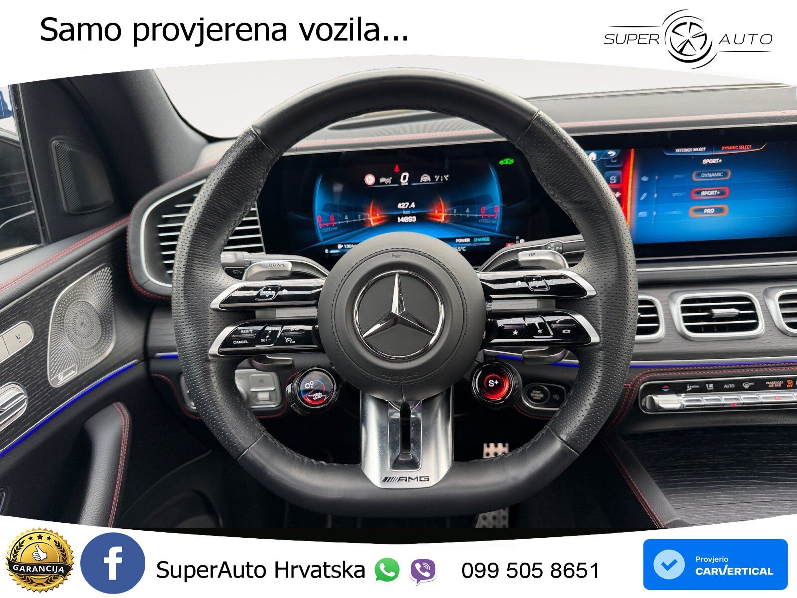Mercedes AMG GLE 53 (435 KS) EQ Boost 4MATIC+ AMG SPEEDSHIFT TCT 9G LED+GR SJED+ACC