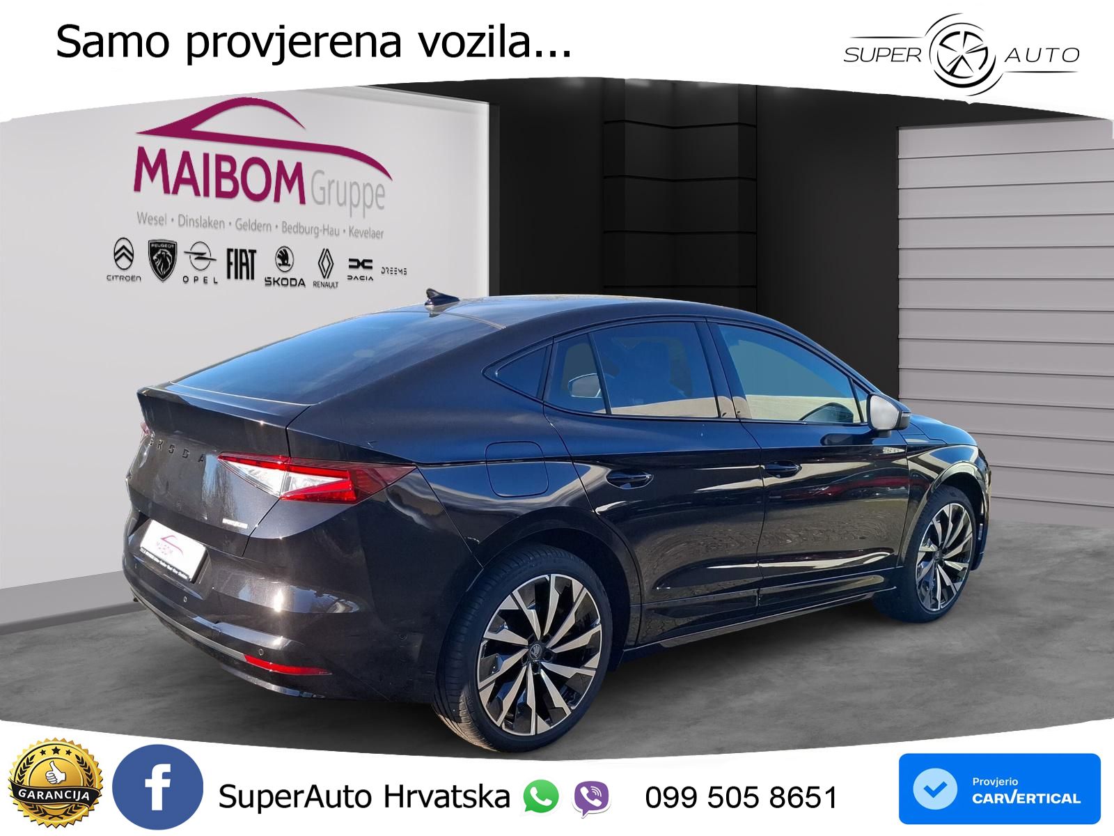 Škoda Enyaq Coupe iV 85 82 kWh (286 KS) SportLine LED+GR SJED+ACC