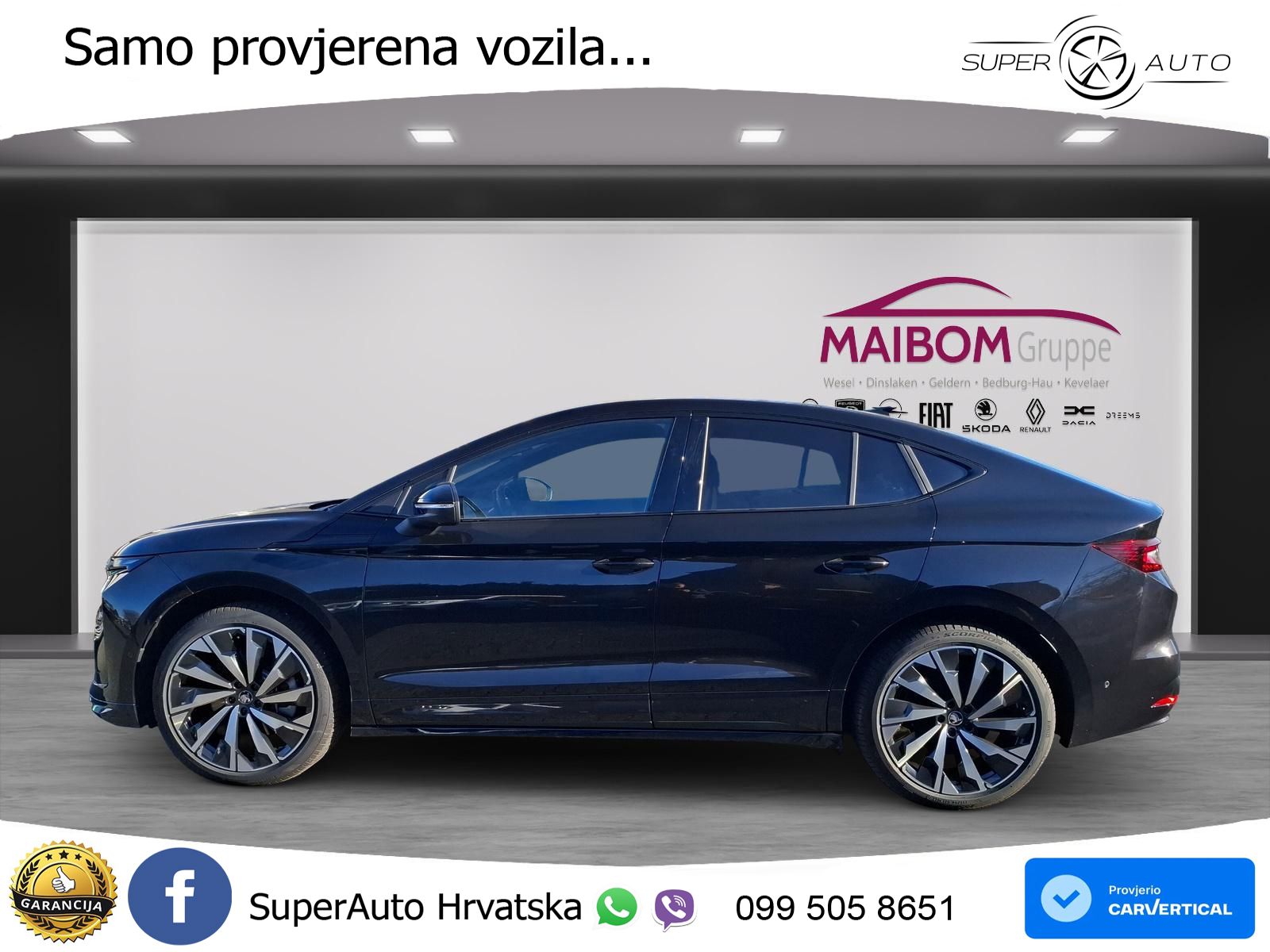 Škoda Enyaq Coupe iV 85 82 kWh (286 KS) SportLine LED+GR SJED+ACC