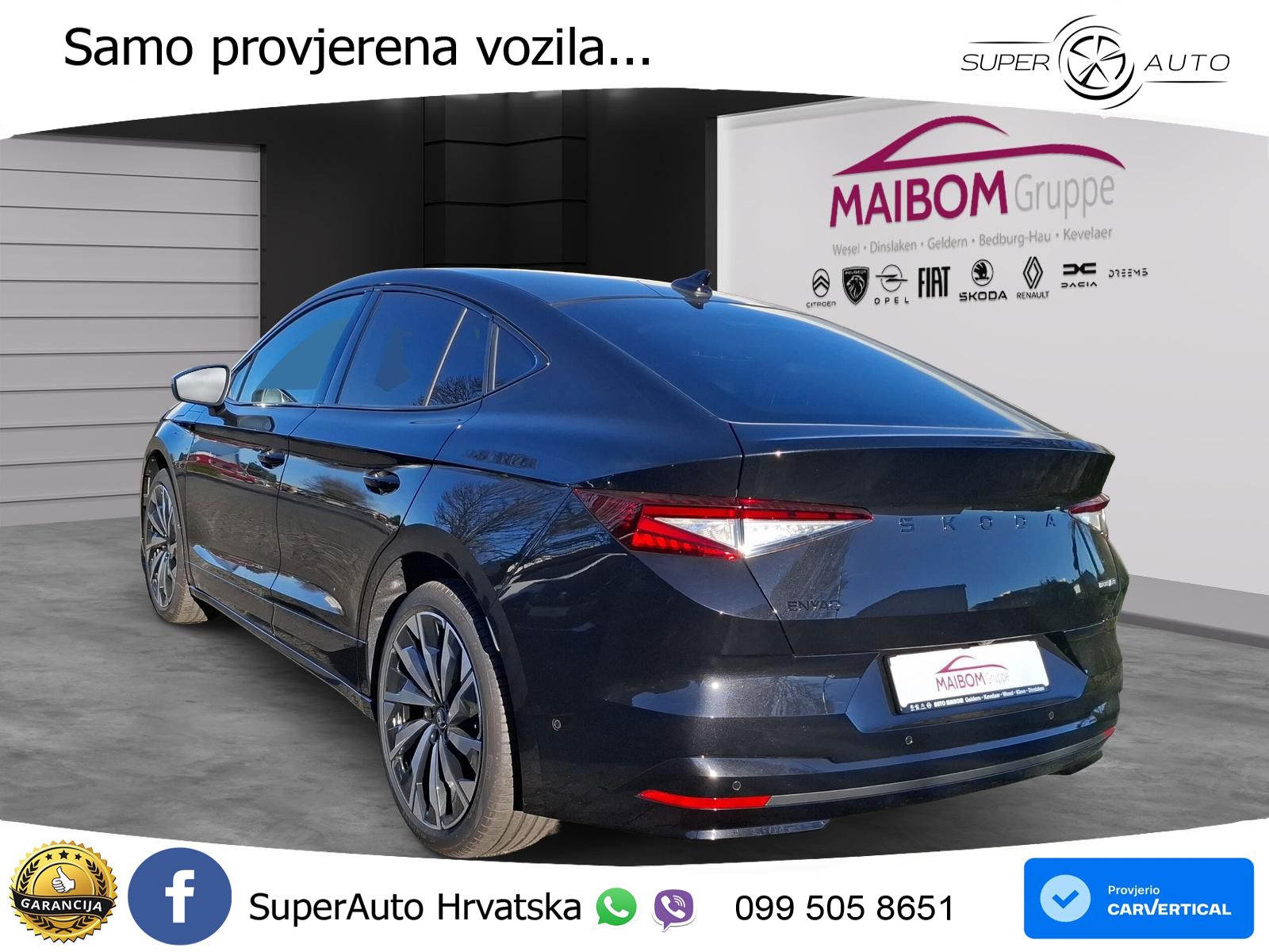 Škoda Enyaq Coupe iV 85 82 kWh (286 KS) SportLine LED+GR SJED+ACC