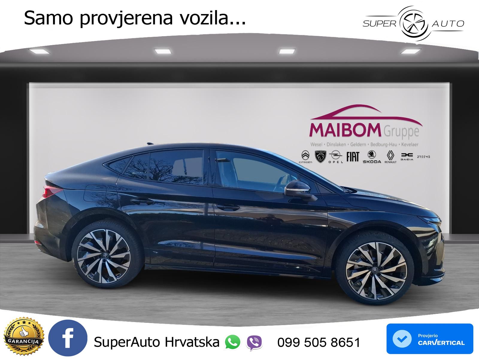 Škoda Enyaq Coupe iV 85 82 kWh (286 KS) SportLine LED+GR SJED+ACC