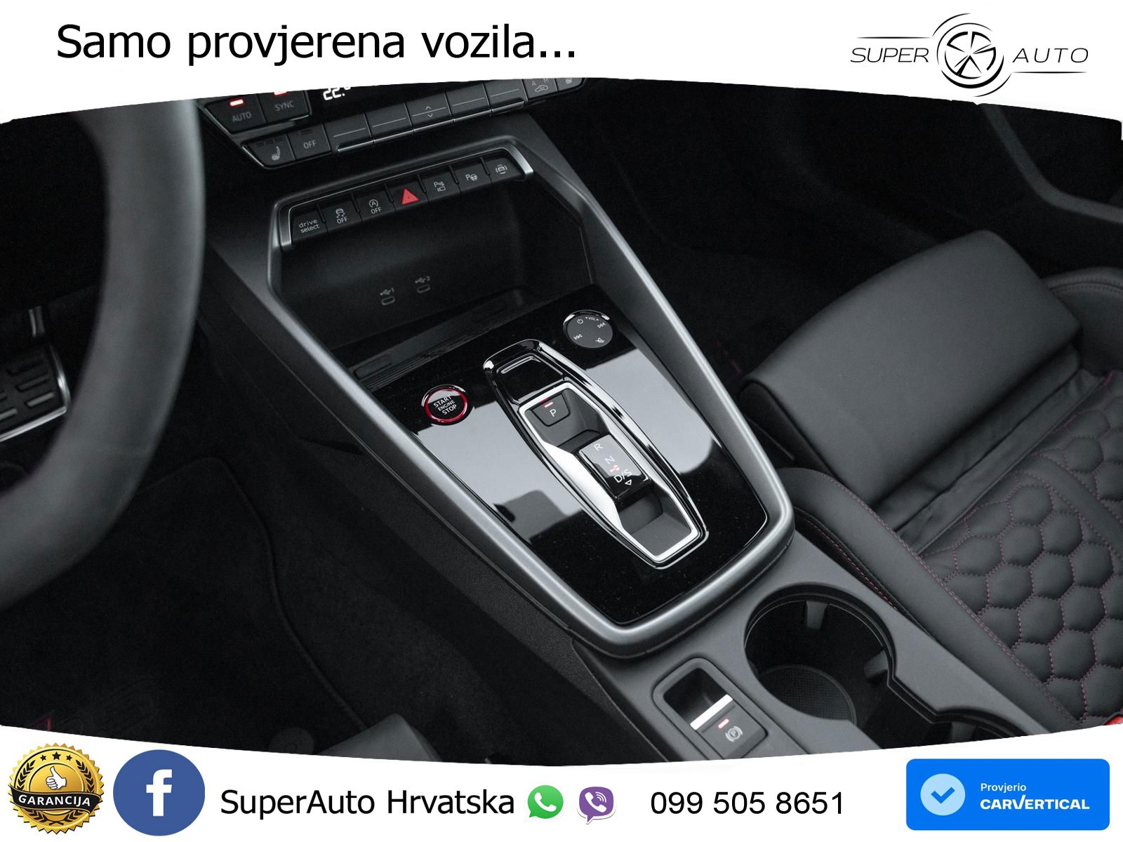 Audi RS3 Sportback 2.5 TFSI (400 KS) quattro S tronic LED+GR SJED+ACC