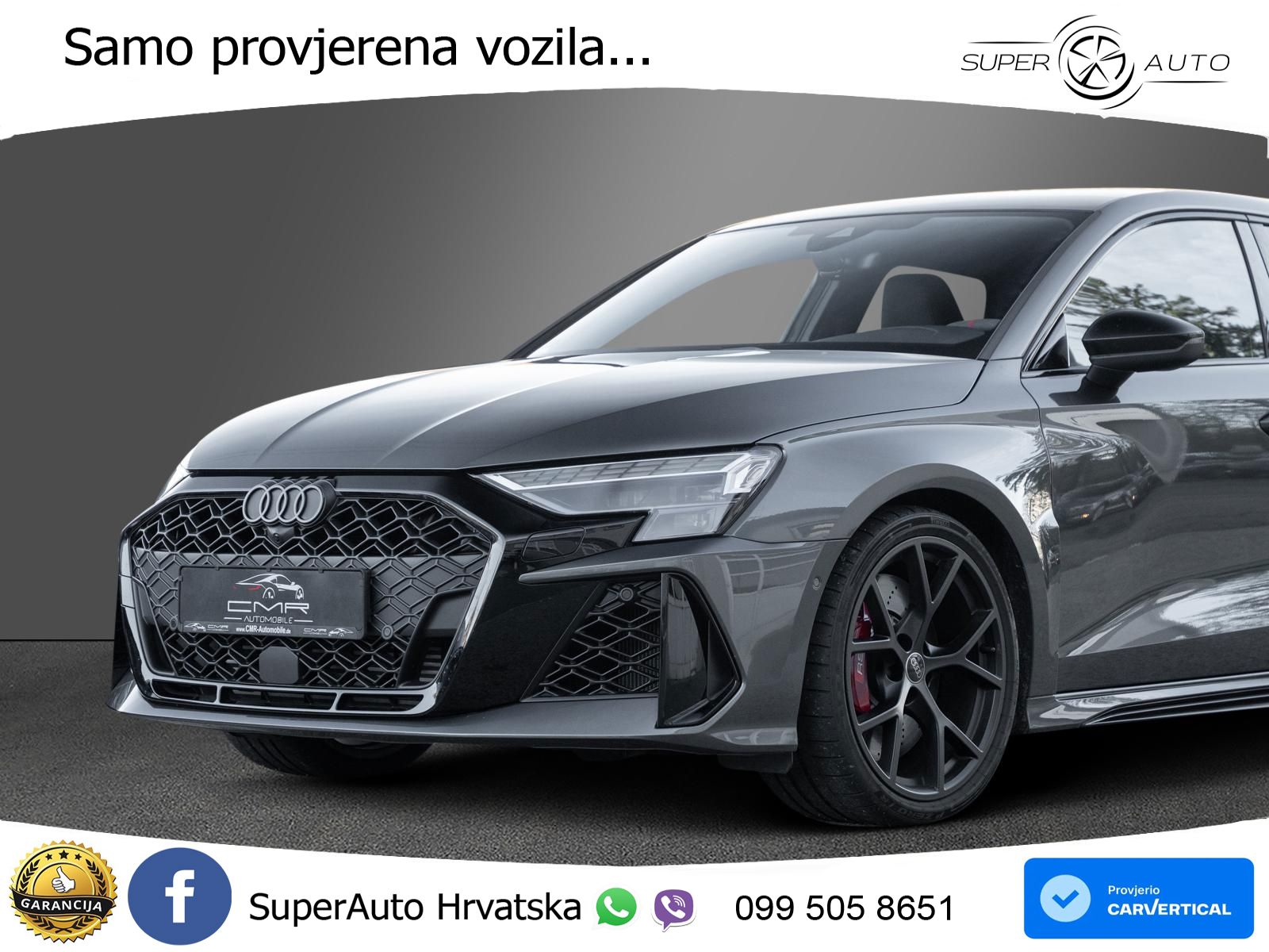 Audi RS3 Sportback 2.5 TFSI (400 KS) quattro S tronic LED+GR SJED+ACC