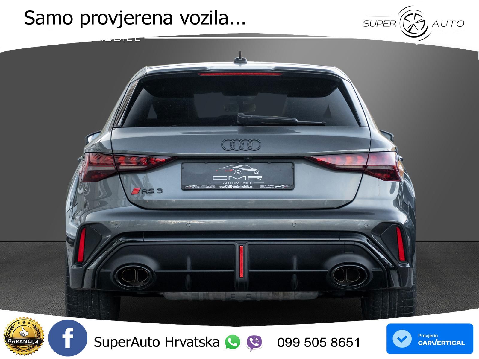 Audi RS3 Sportback 2.5 TFSI (400 KS) quattro S tronic LED+GR SJED+ACC
