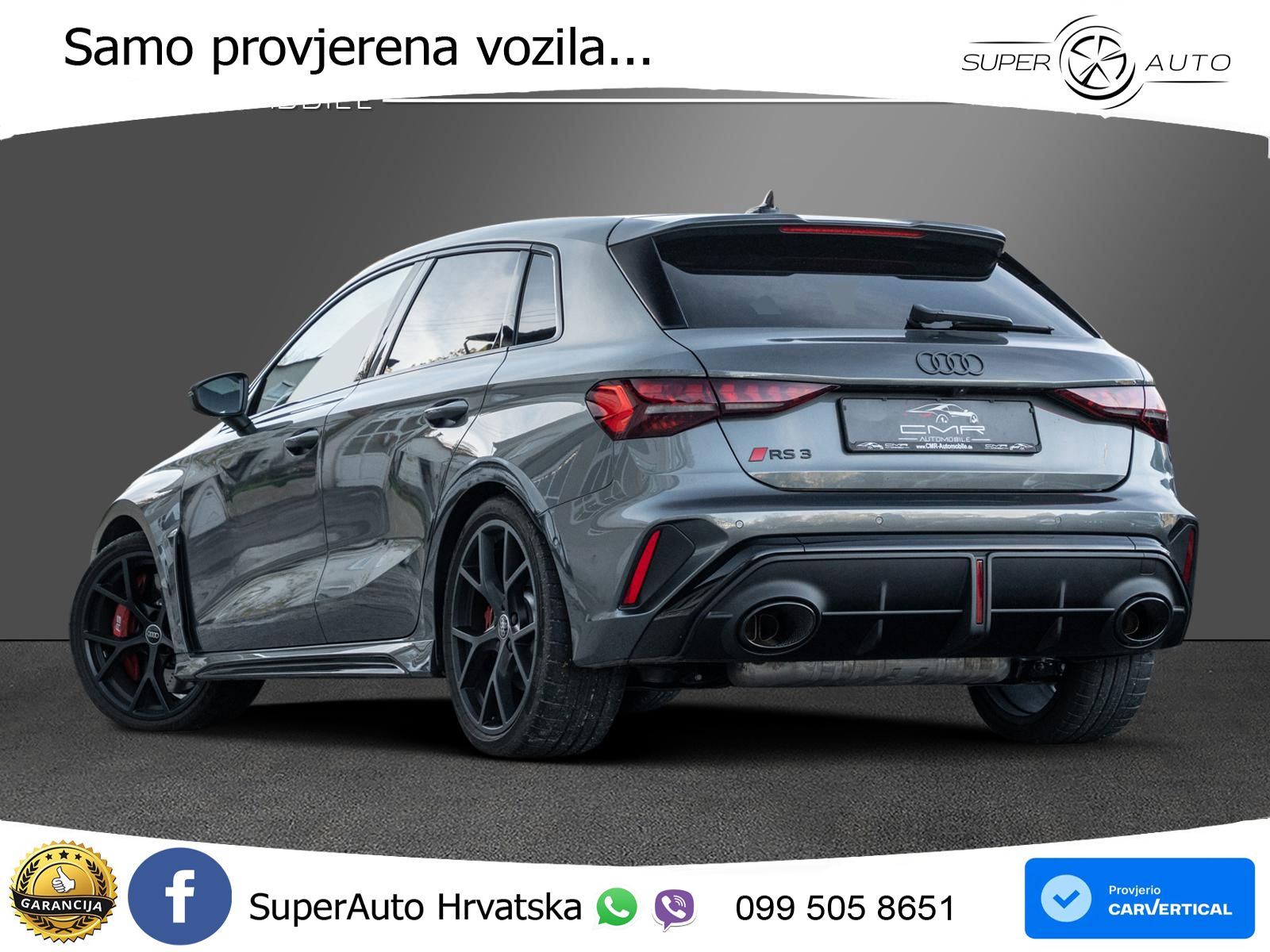 Audi RS3 Sportback 2.5 TFSI (400 KS) quattro S tronic LED+GR SJED+ACC