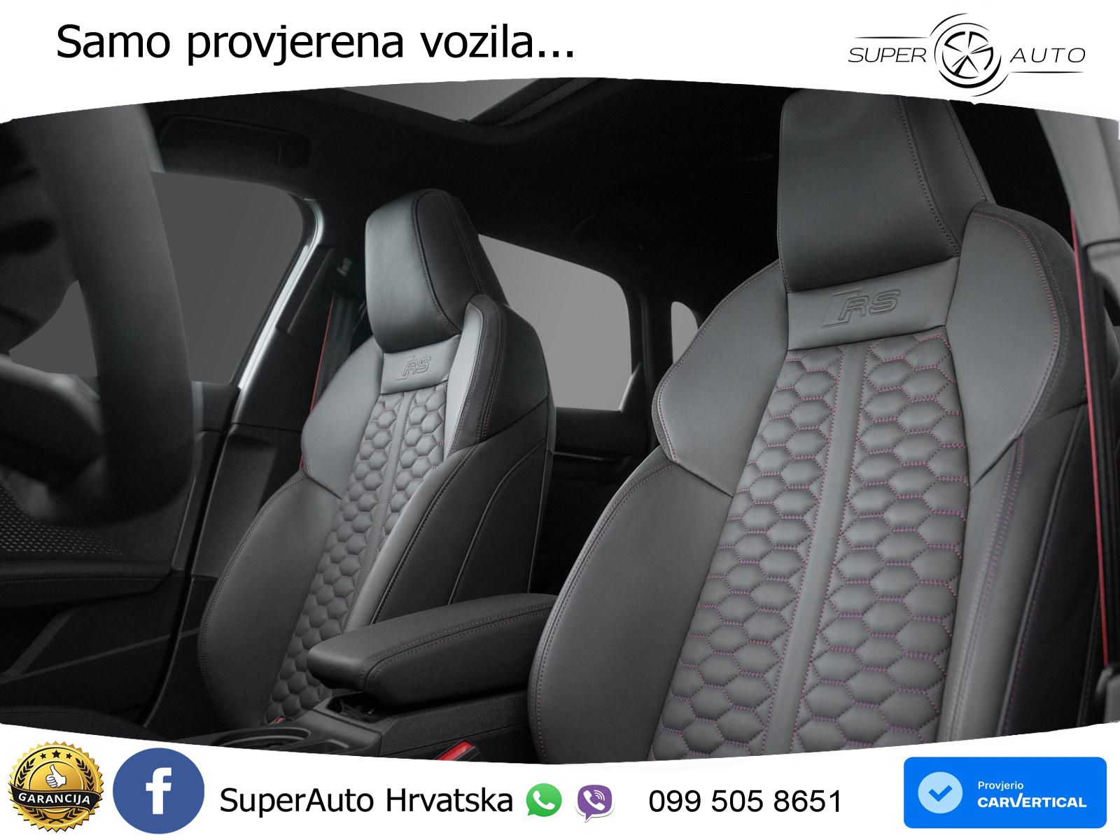 Audi RS3 Sportback 2.5 TFSI (400 KS) quattro S tronic LED+GR SJED+ACC