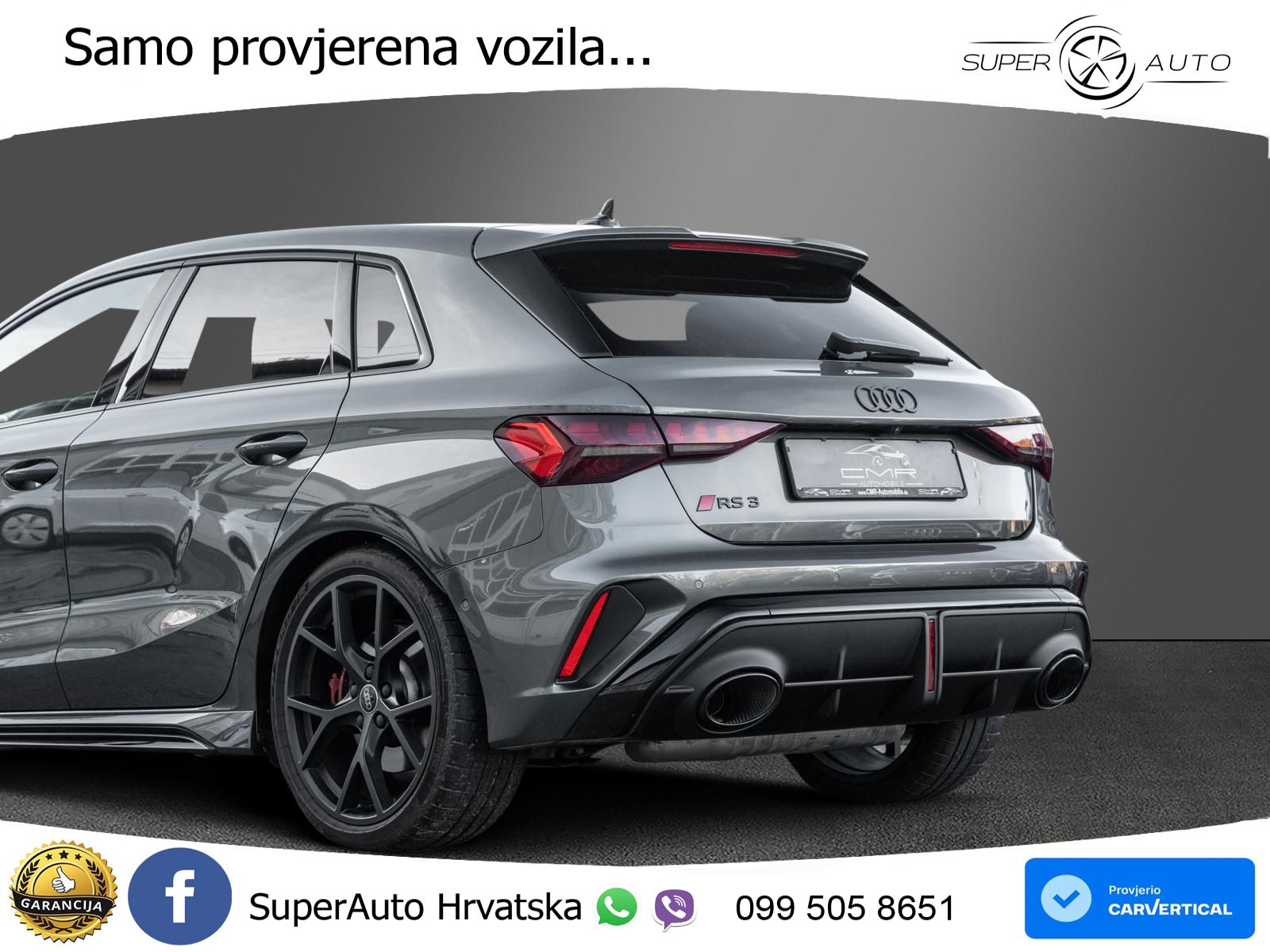 Audi RS3 Sportback 2.5 TFSI (400 KS) quattro S tronic LED+GR SJED+ACC