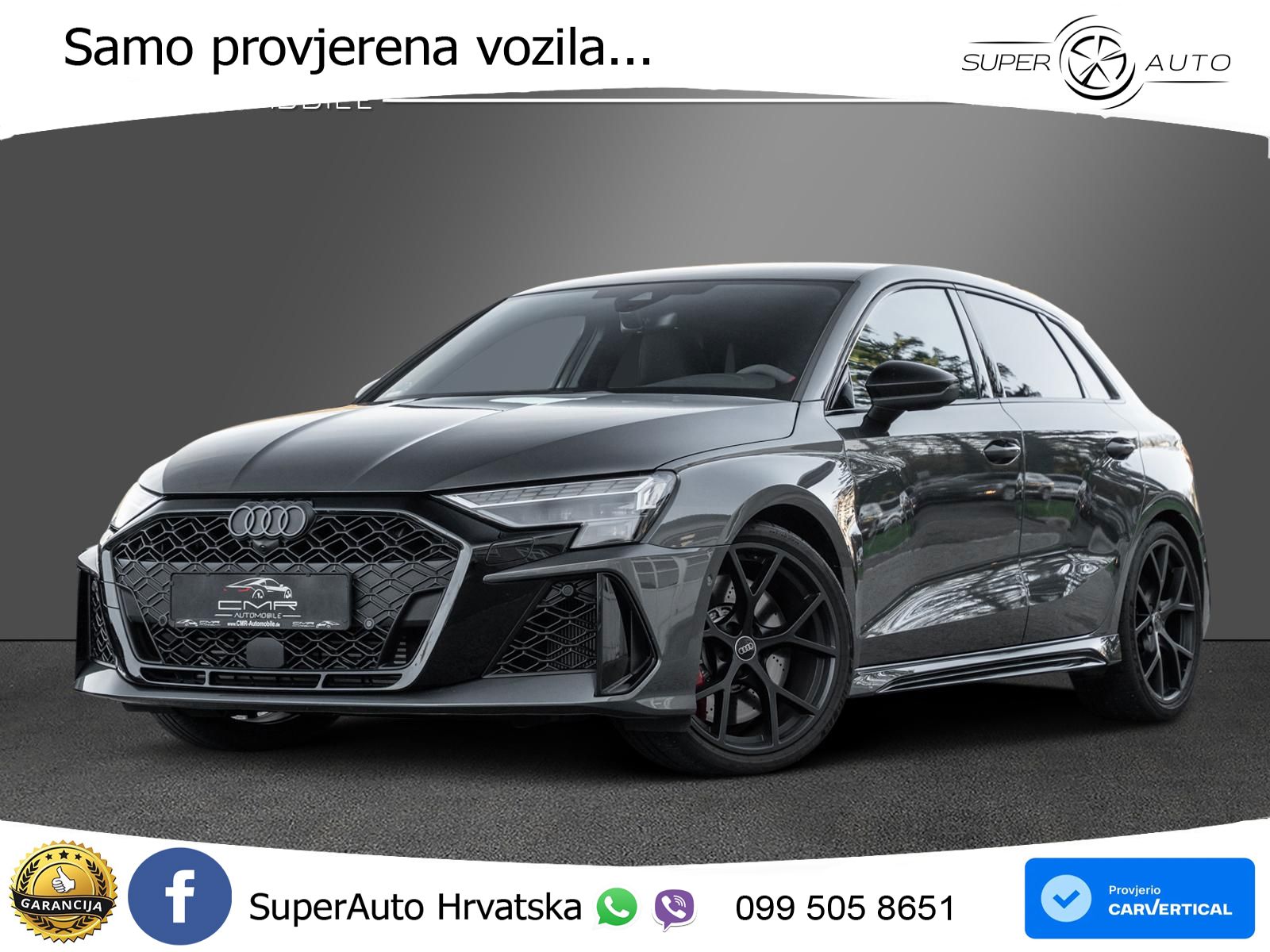 Audi RS3 Sportback 2.5 TFSI (400 KS) quattro S tronic LED+GR SJED+ACC