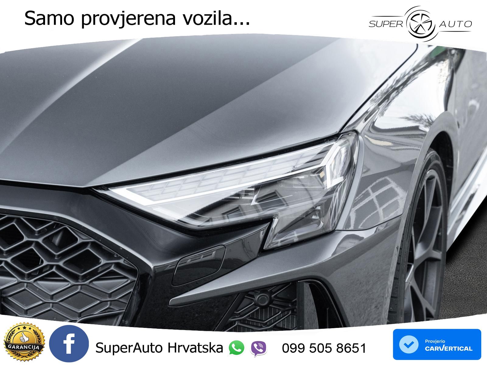 Audi RS3 Sportback 2.5 TFSI (400 KS) quattro S tronic LED+GR SJED+ACC