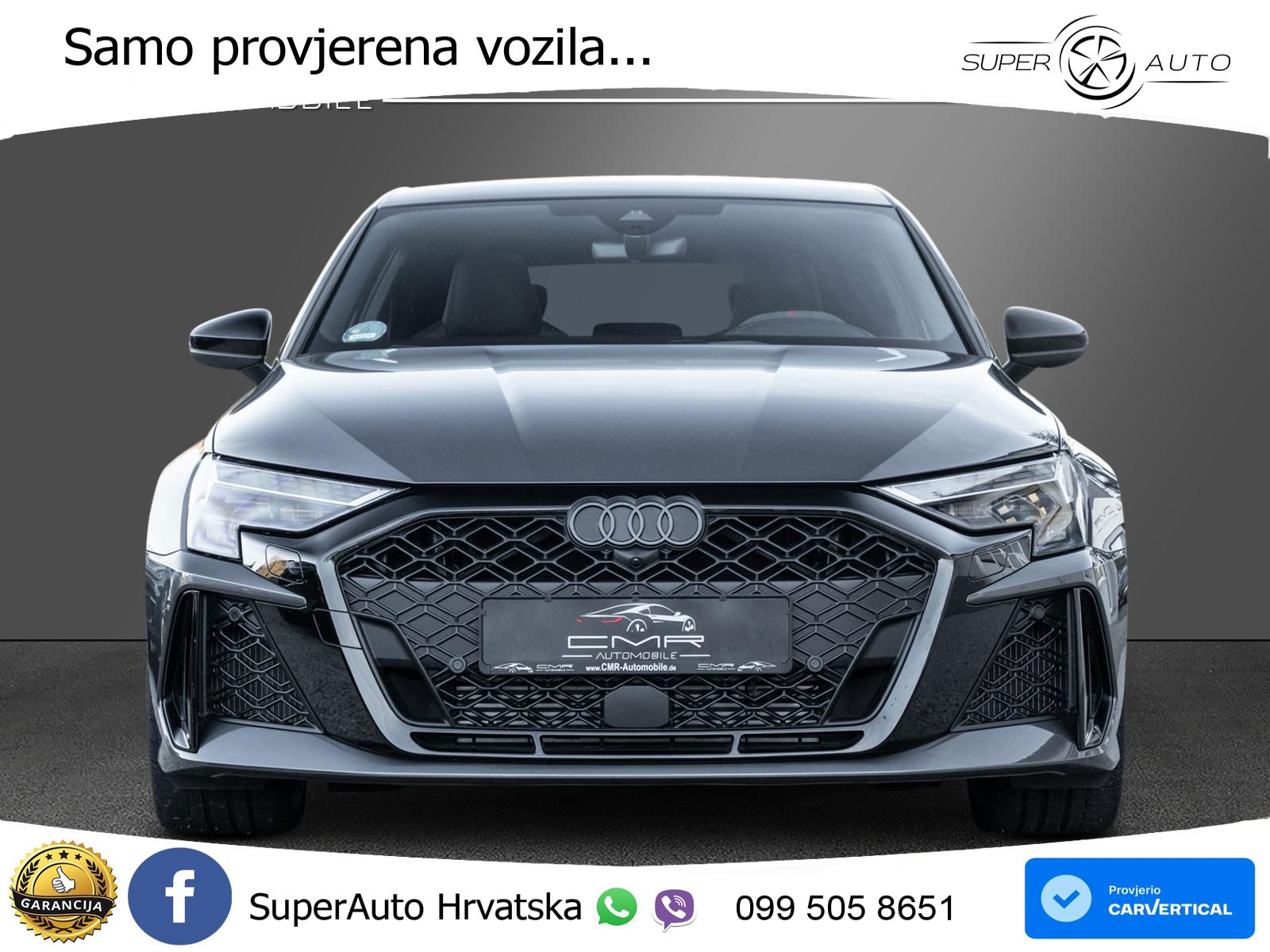 Audi RS3 Sportback 2.5 TFSI (400 KS) quattro S tronic LED+GR SJED+ACC