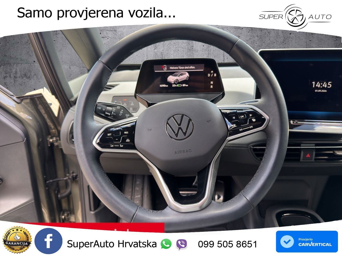 Volkswagen ID.3 Pro 62 kWh (204 KS) LED+GR SJED+ACC