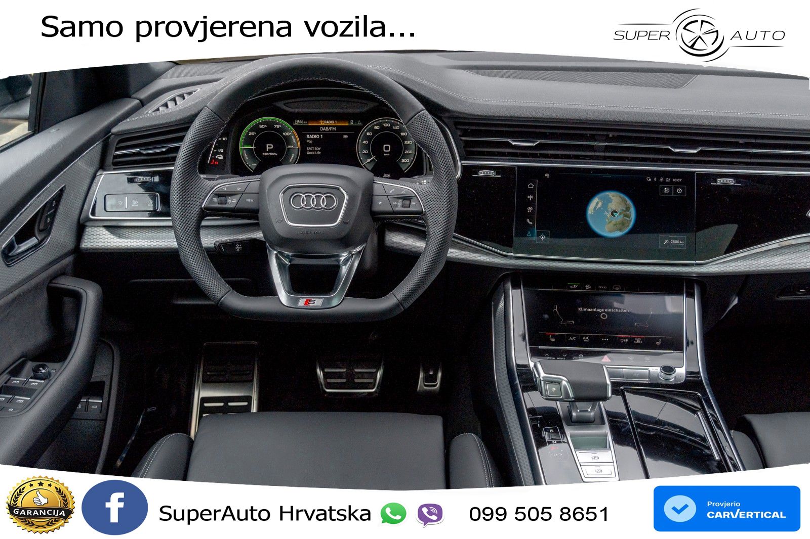 Audi Q8 60 TFSIe V6 (490 KS) quattro Tiptronic