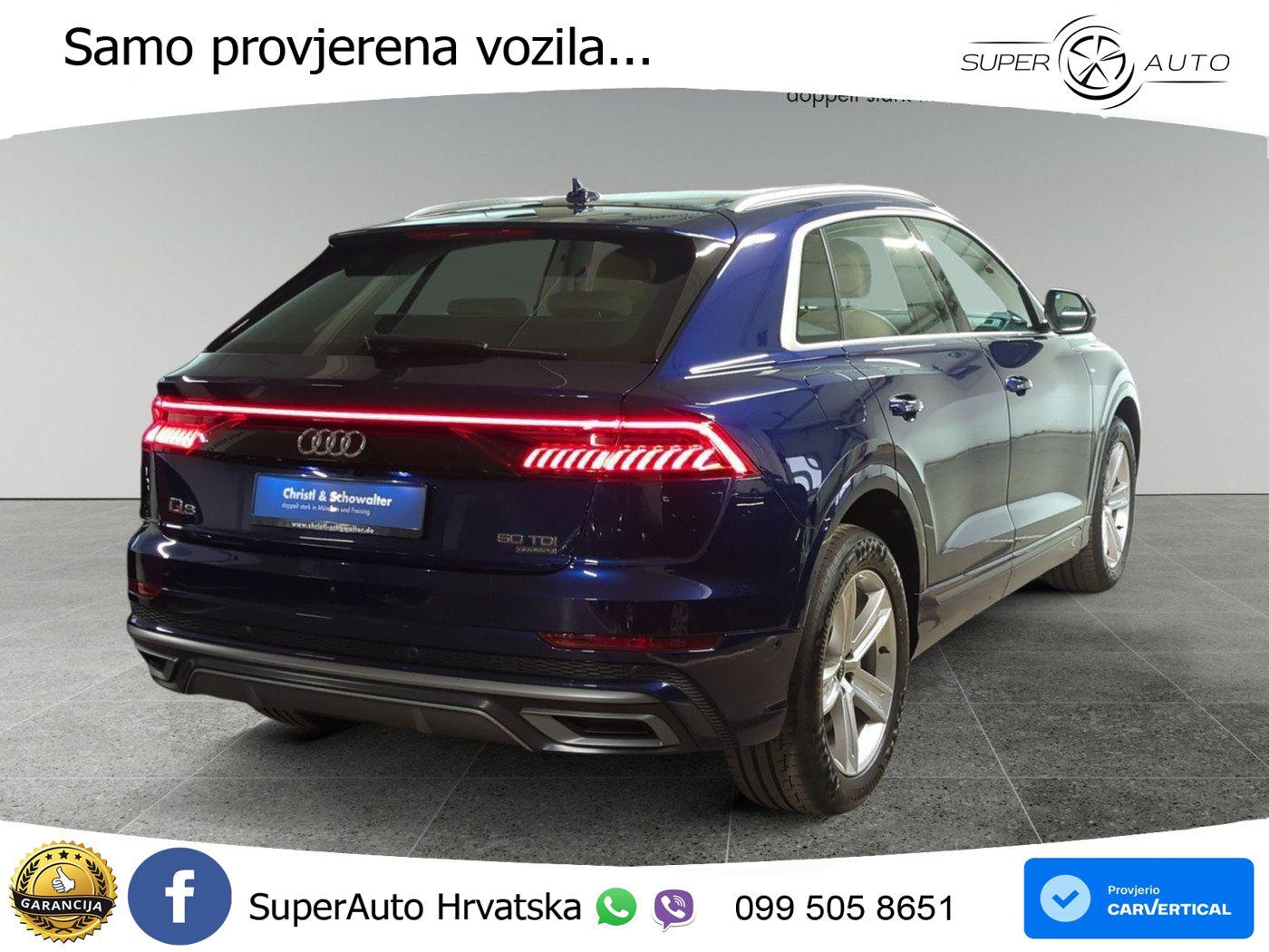 Audi Q8 50 TDI V6 (286 KS) quattro Tiptronic