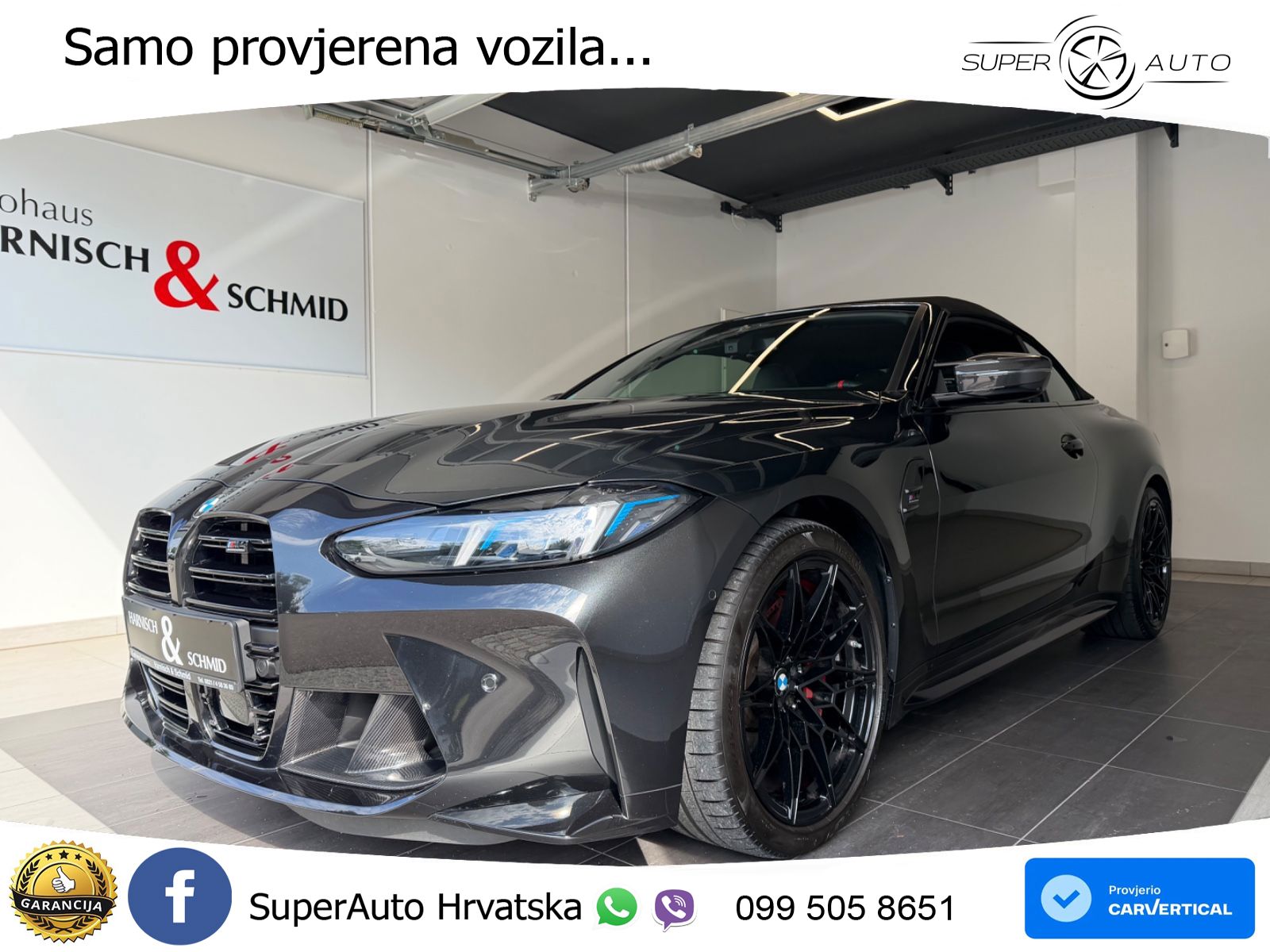 BMW M4 Convertible Competition 3.0 (530 KS) xDrive Steptronic LED+GR SJED+ACC