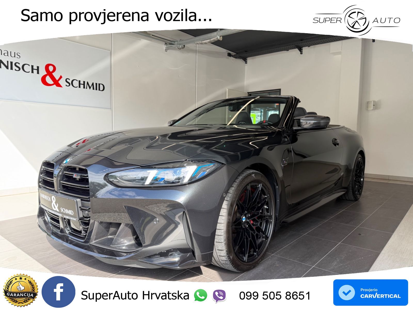 BMW M4 Convertible Competition 3.0 (530 KS) xDrive Steptronic LED+GR SJED+ACC