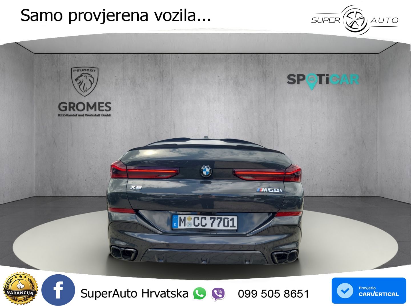 BMW X6 M60i V8 (530 KS) xDrive Steptronic LED+GR SJED+ACC