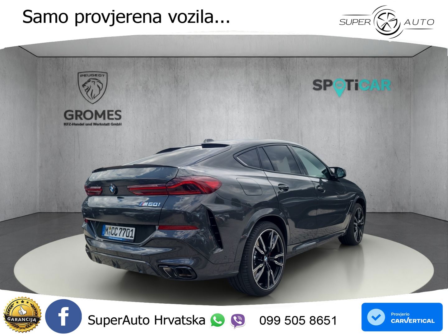 BMW X6 M60i V8 (530 KS) xDrive Steptronic LED+GR SJED+ACC