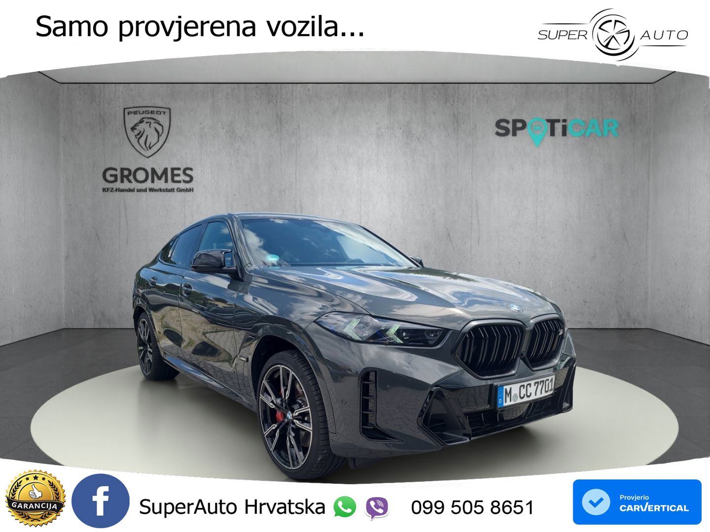 BMW X6 M60i V8 (530 KS) xDrive Steptronic LED+GR SJED+ACC