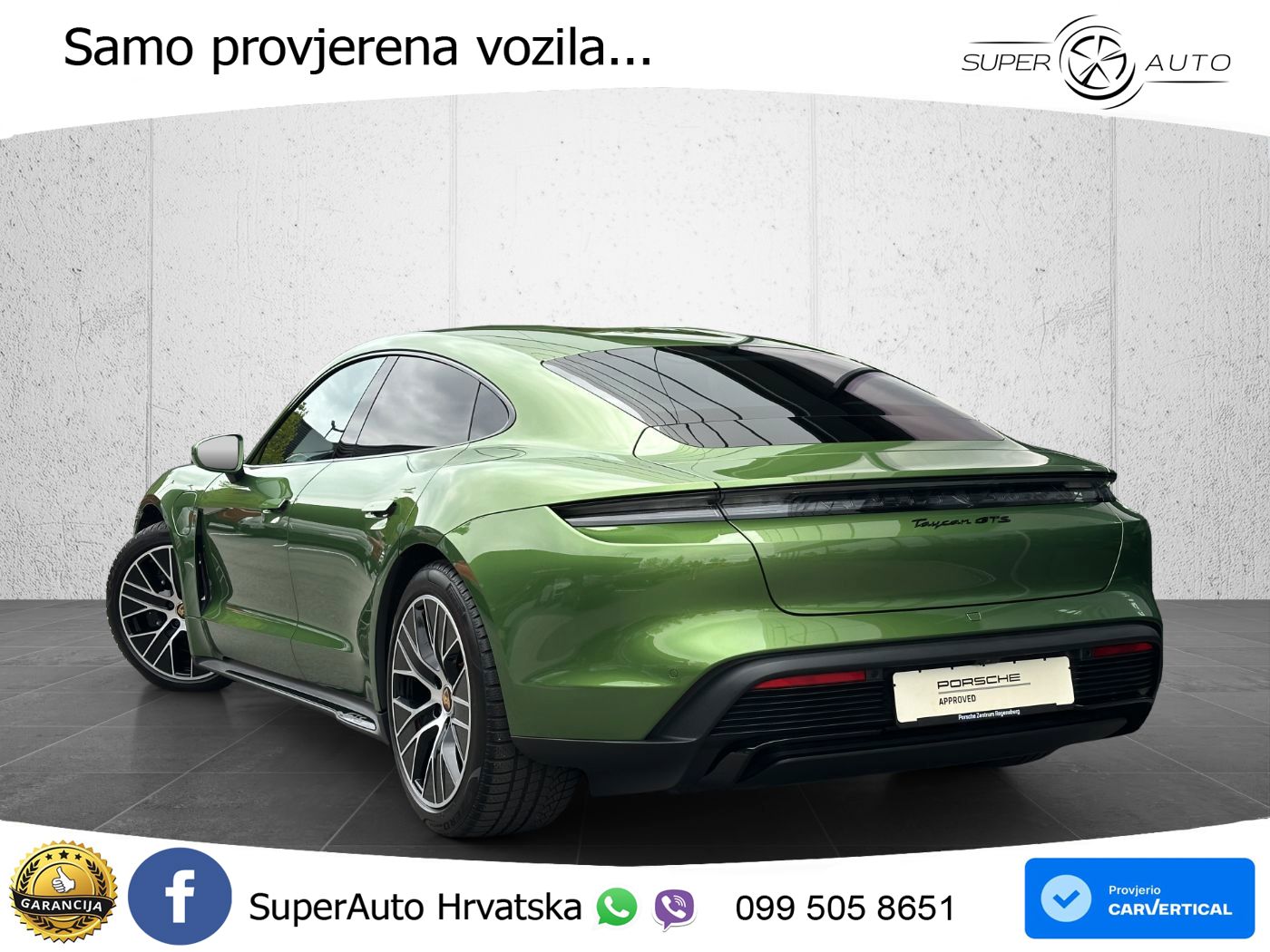 Porsche Taycan GTS Performance Plus 93.4 kWh (598 KS)