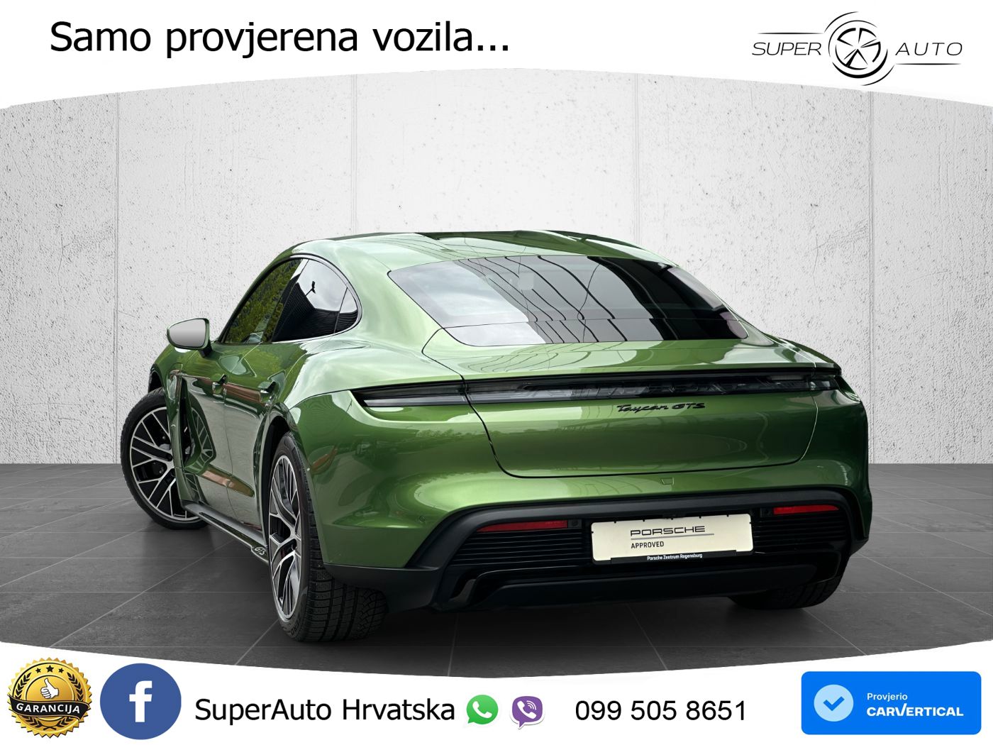 Porsche Taycan GTS Performance Plus 93.4 kWh (598 KS)