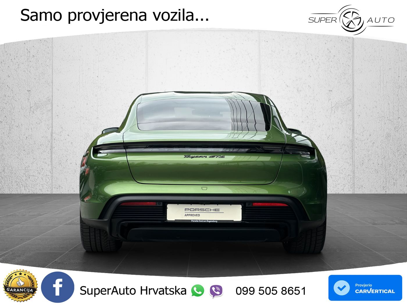 Porsche Taycan GTS Performance Plus 93.4 kWh (598 KS)