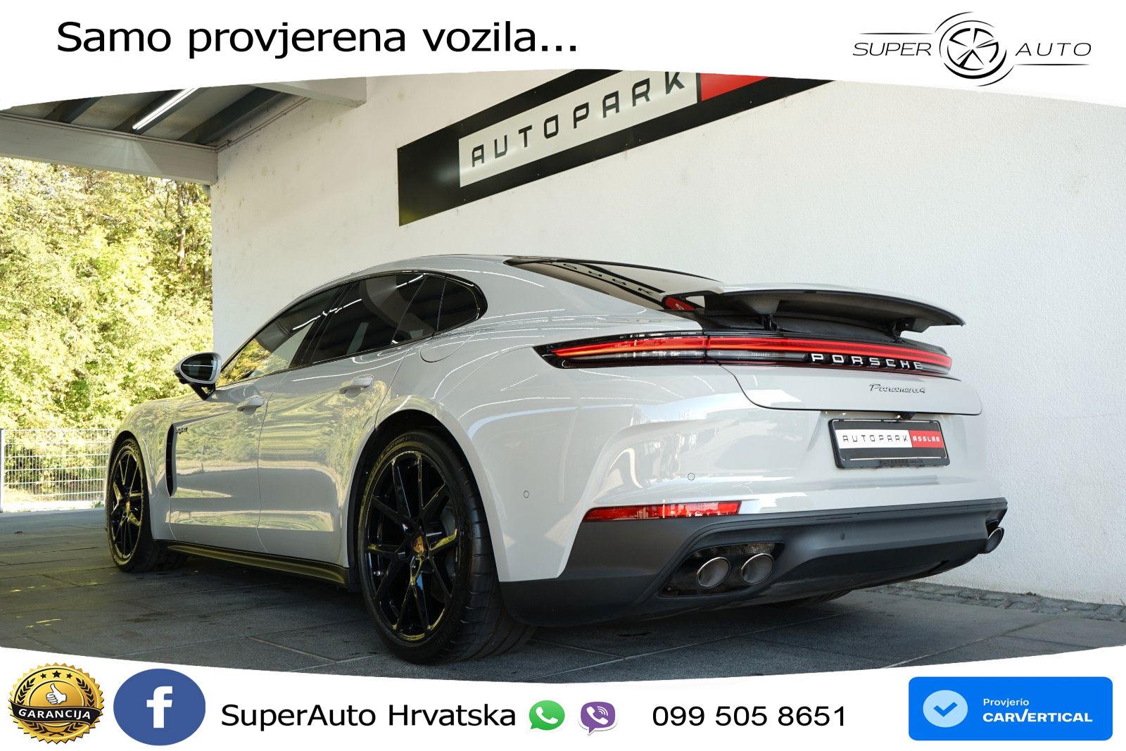 Porsche Panamera 4 2.9 V6 (470 KS) E-Hybrid PDK ACC+HEAD+4xGR SJED+360+PANO