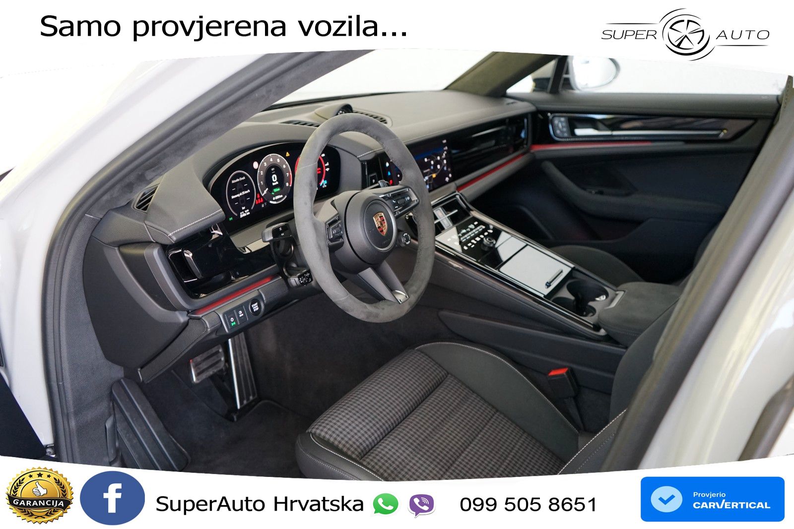 Porsche Panamera 4 2.9 V6 (470 KS) E-Hybrid PDK ACC+HEAD+4xGR SJED+360+PANO
