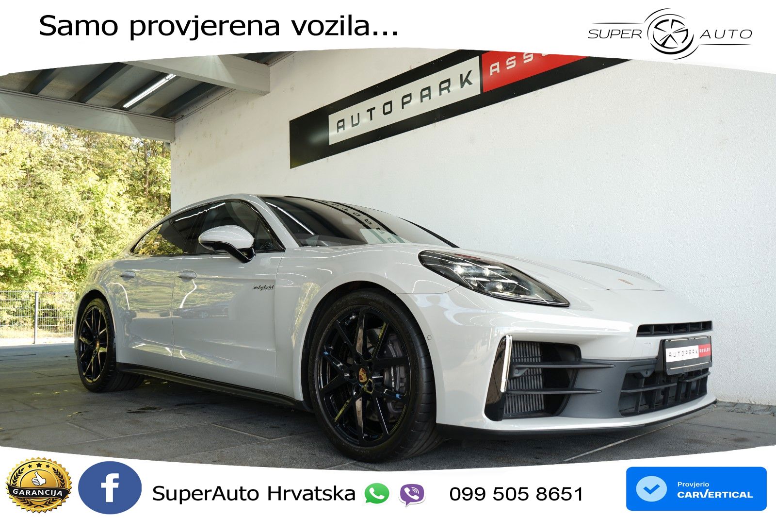 Porsche Panamera 4 2.9 V6 (470 KS) E-Hybrid PDK ACC+HEAD+4xGR SJED+360+PANO