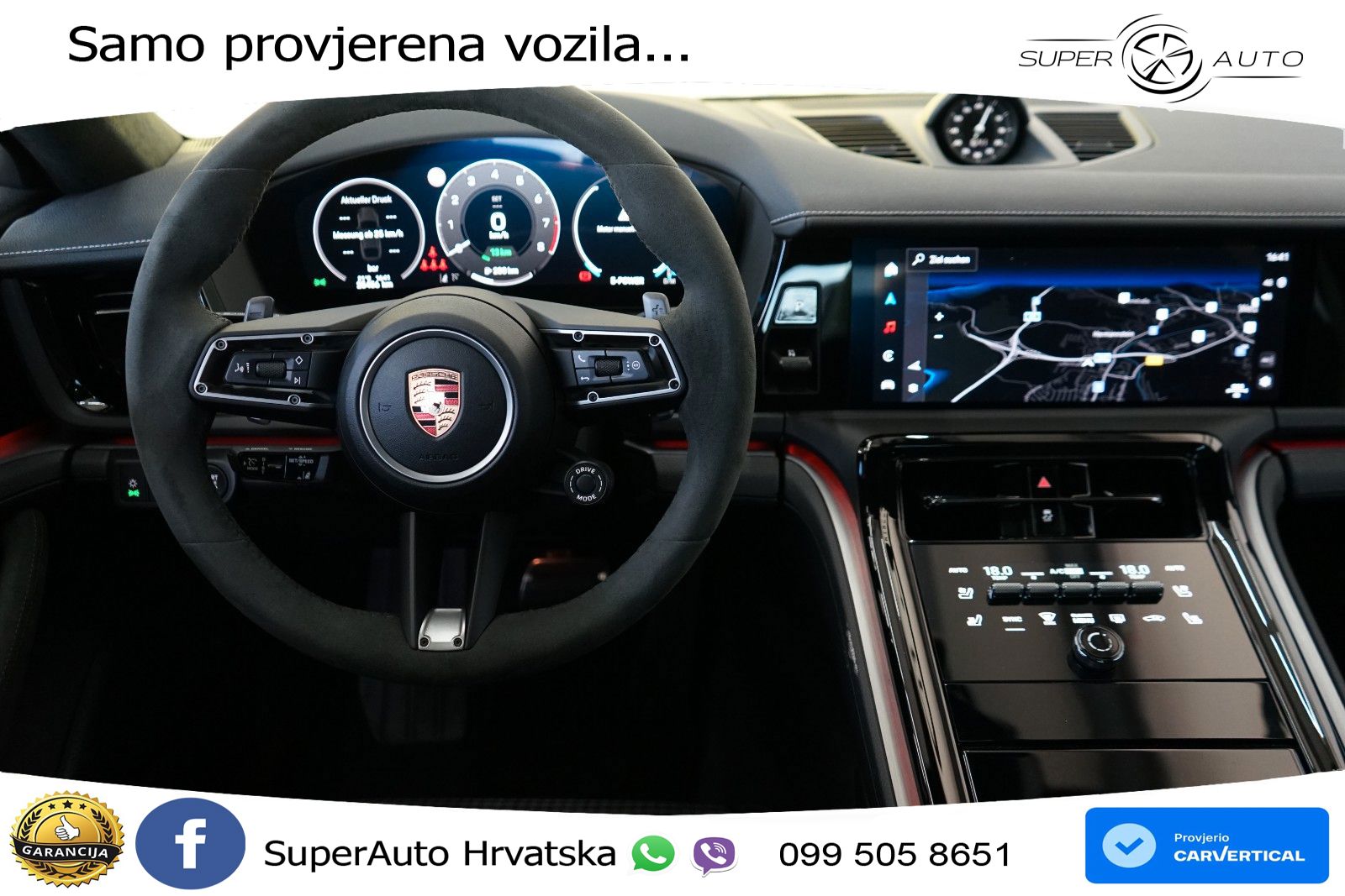 Porsche Panamera 4 2.9 V6 (470 KS) E-Hybrid PDK ACC+HEAD+4xGR SJED+360+PANO