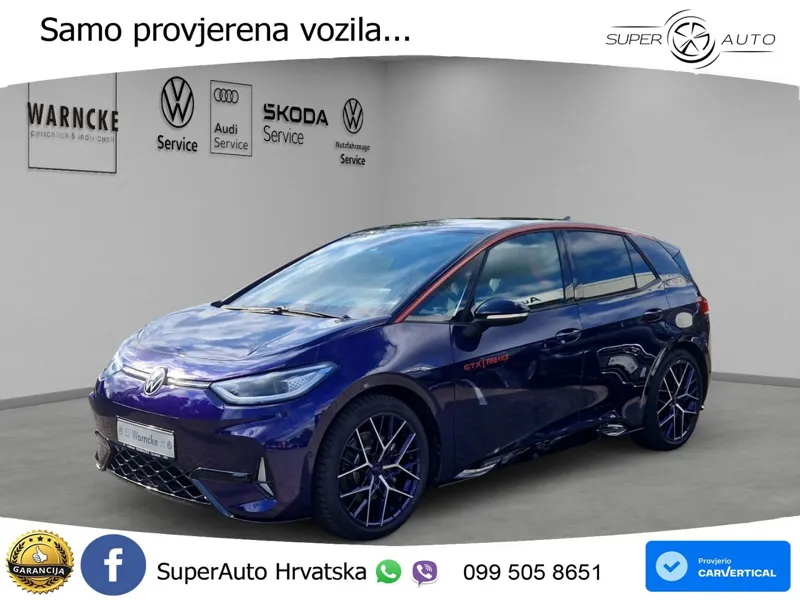 Volkswagen ID.3 GTX Performance 84 kWh (326 KS) LED+GR SJED+ACC