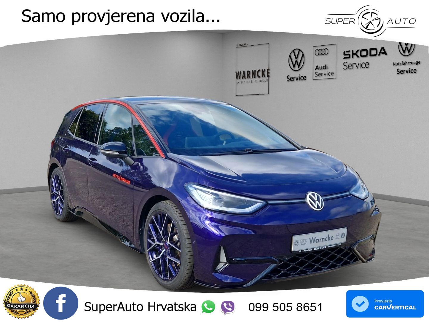 Volkswagen ID.3 GTX Performance 84 kWh (326 KS) LED+GR SJED+ACC
