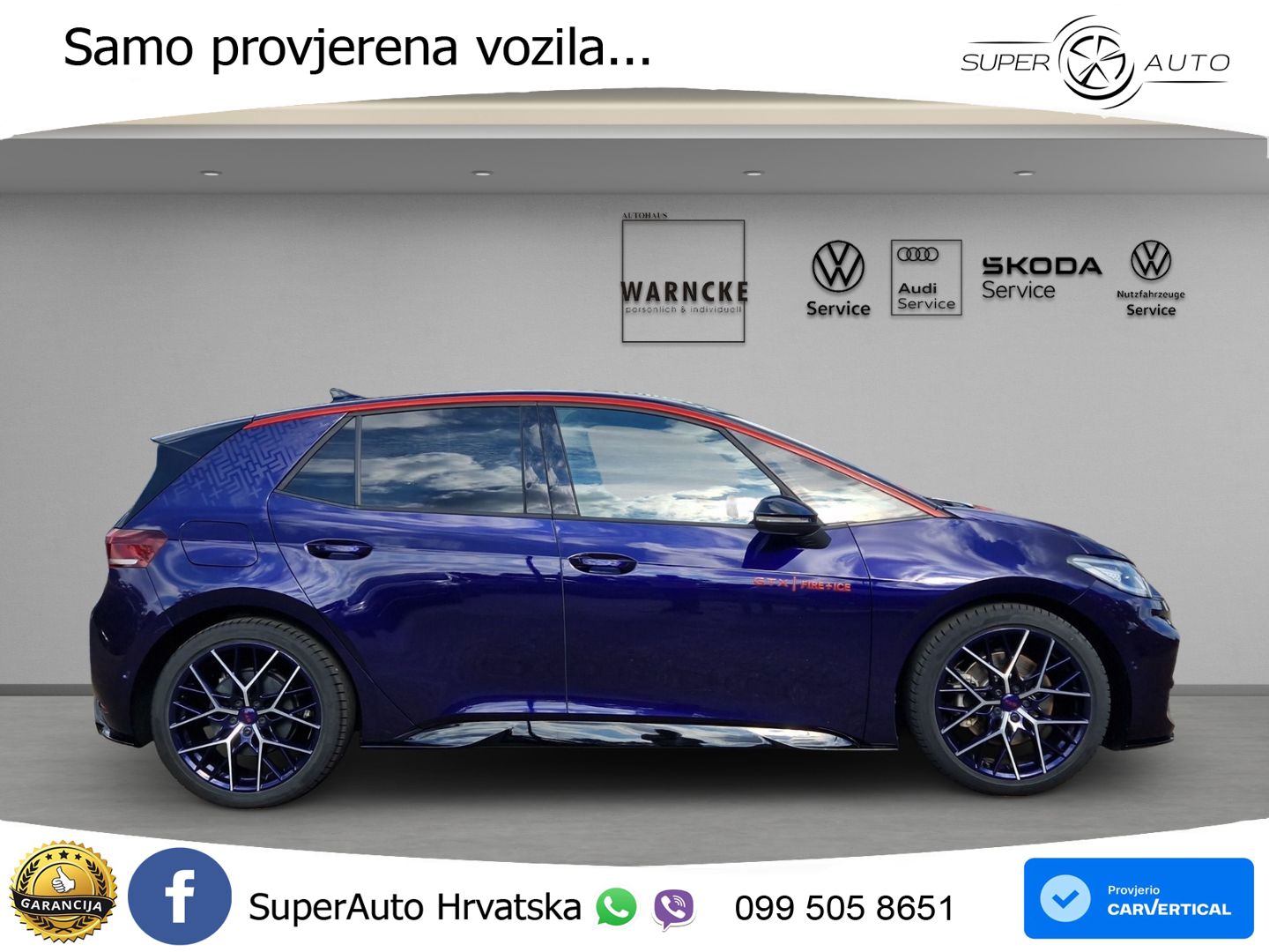 Volkswagen ID.3 GTX Performance 84 kWh (326 KS) LED+GR SJED+ACC