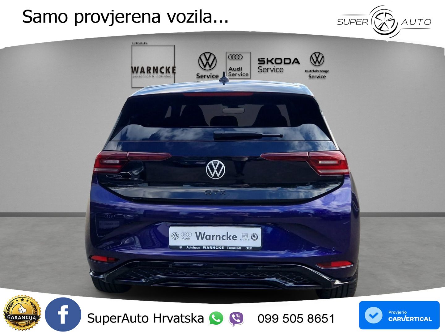 Volkswagen ID.3 GTX Performance 84 kWh (326 KS) LED+GR SJED+ACC